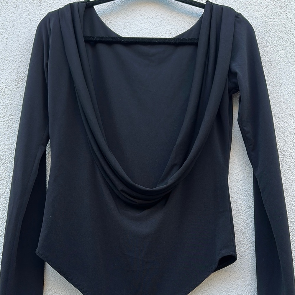 Tafreshi_Fashion Designer Couture Evening Attire Open Back Bodysuit